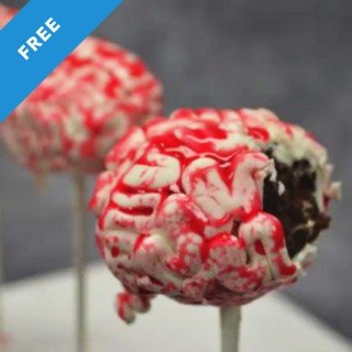 Brain Cake Pops