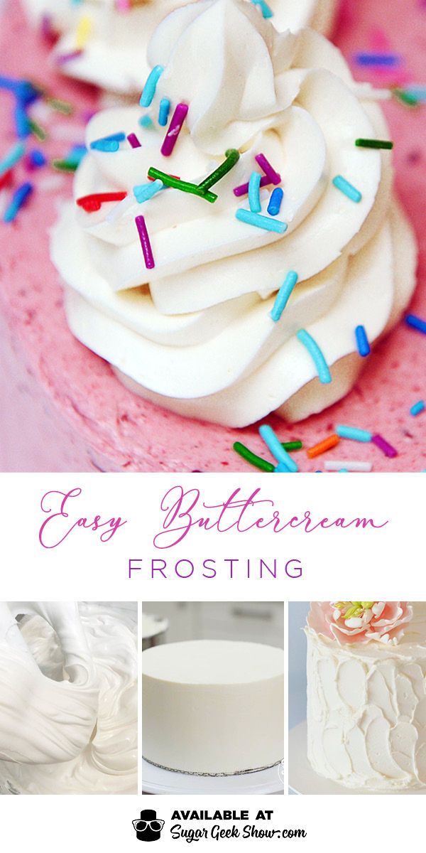 Easy Buttercream Frosting Video Tutorial Sugar Geek Show