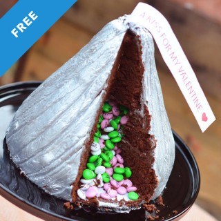 Giant Hershey Kiss Cake