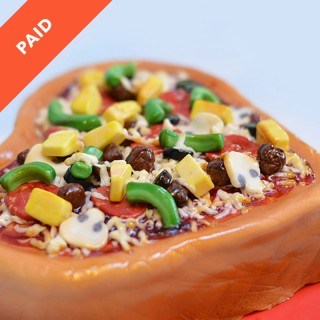 Heart Pizza Cake