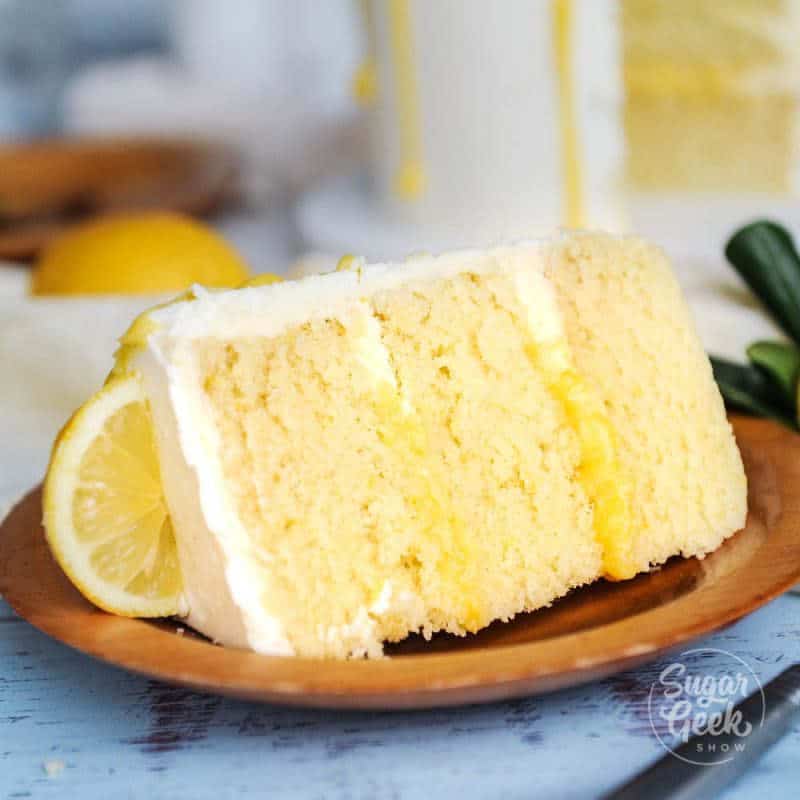 Lemon Cake Recipe From Scratch + Video Tutorial | Sugar Geek Show