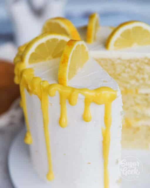 Lemon Cake Recipe from Scratch + video tutorial Sugar Geek Show