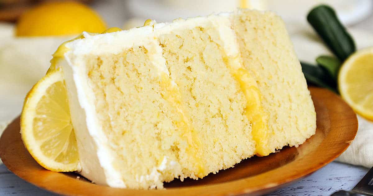Lemon Velvet Cake W Lemon Cream Cheese Frosting + Video Recipe 097