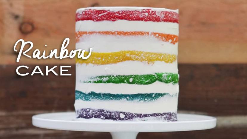 rainbow-cake