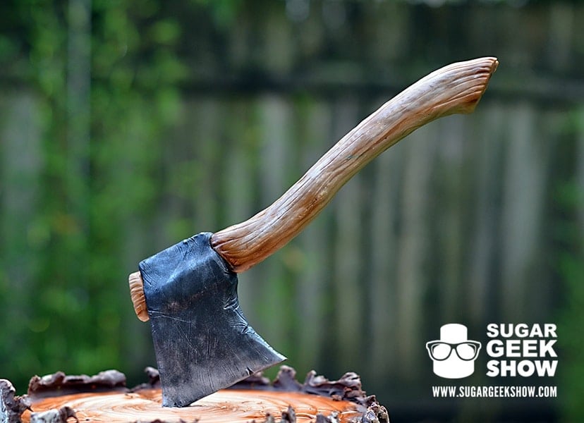 how to make an edible axe