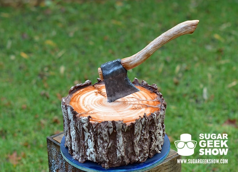 lumberjack cake tutorial