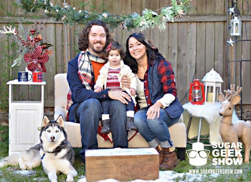 lumberjack christmas card