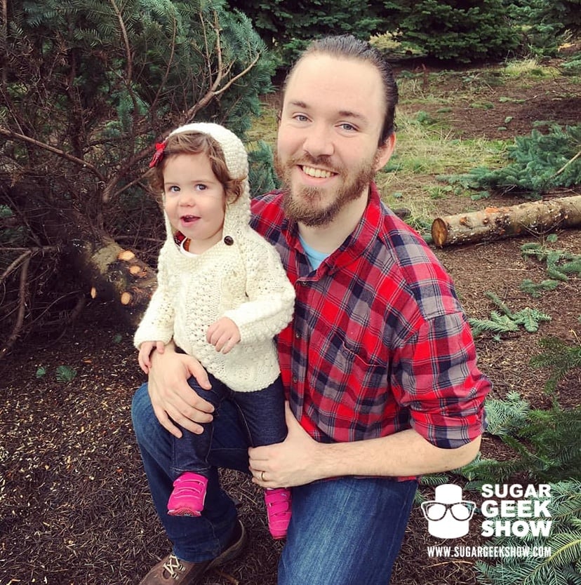 my husband as a lumberjack