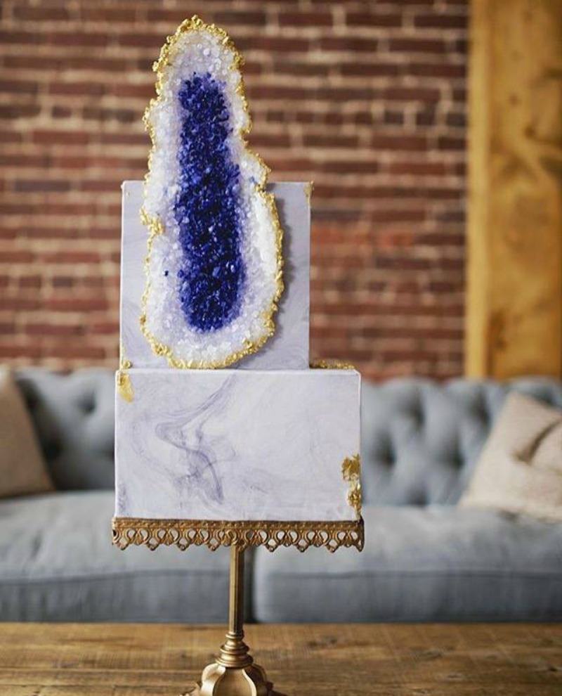 Bree Woody-Stanfill Geode Cake