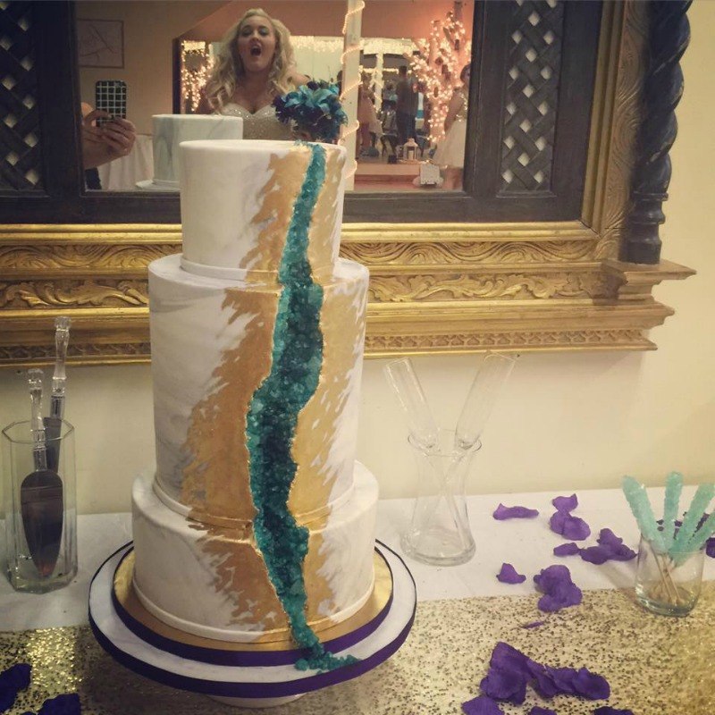 Sarah Myers Geode Cake