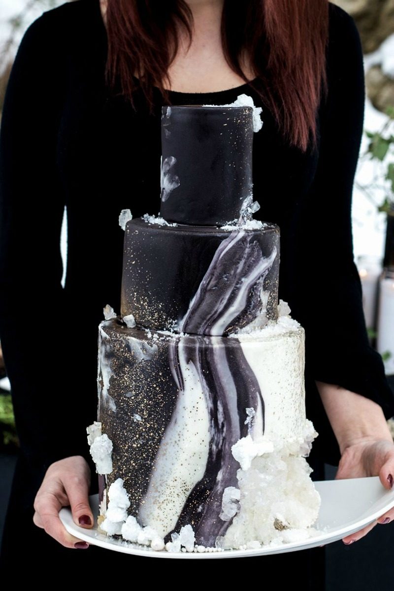 Christine Leaming Geode Cake