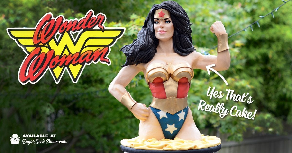 Wonder Woman All Cake Tutorial