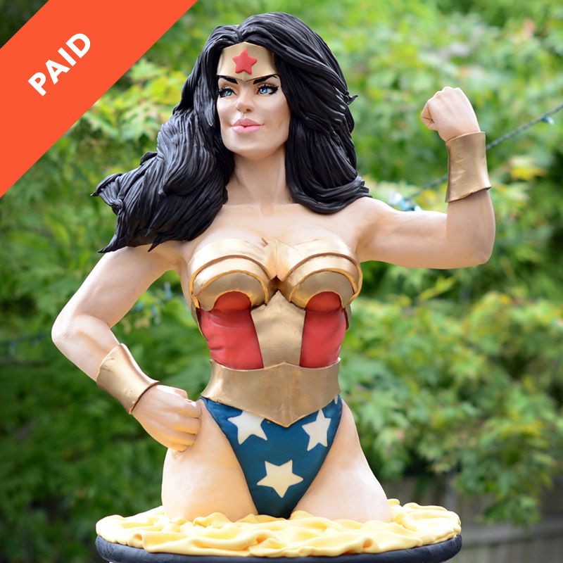 Wonder Woman Cake Tutorial Square Thumbnail