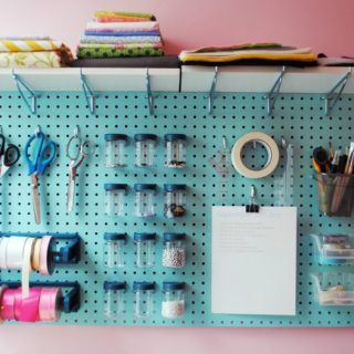 pegboard organize