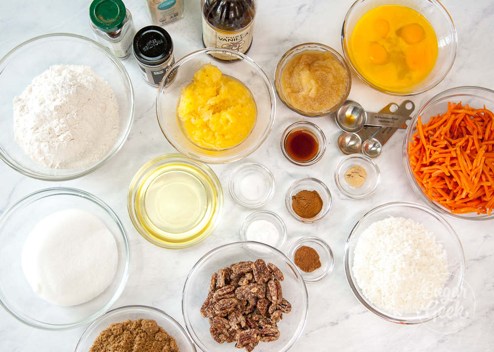 carrot cake ingredients