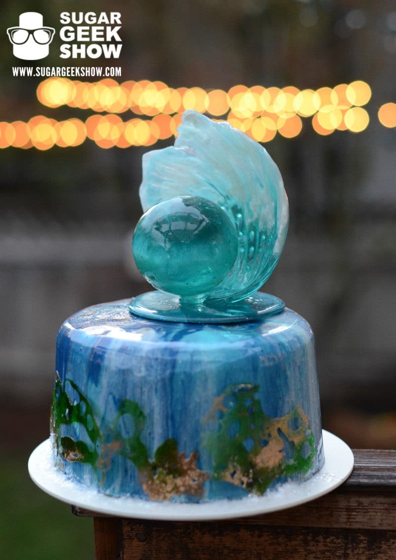 Mirror Glaze Cake