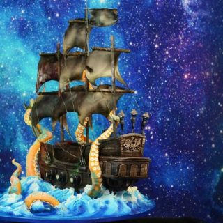Pirate Ship Cake