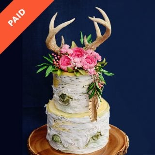 Boho Birch Cake Tutorial