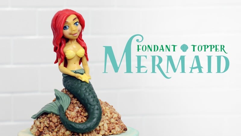 Mermaid Cake Topper