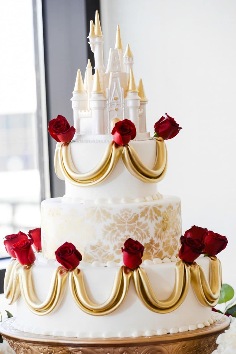 Beauty and the Beast Cake