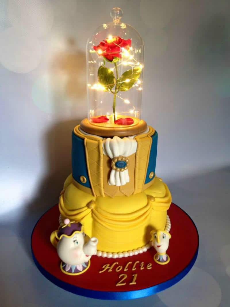 Beauty and the Beast Cake