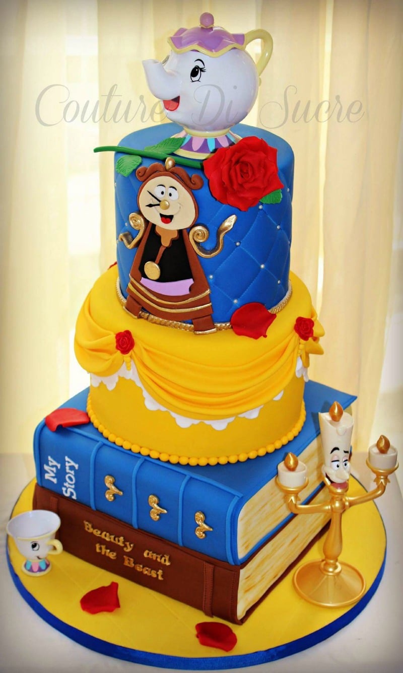 Beauty and the Beast Cake