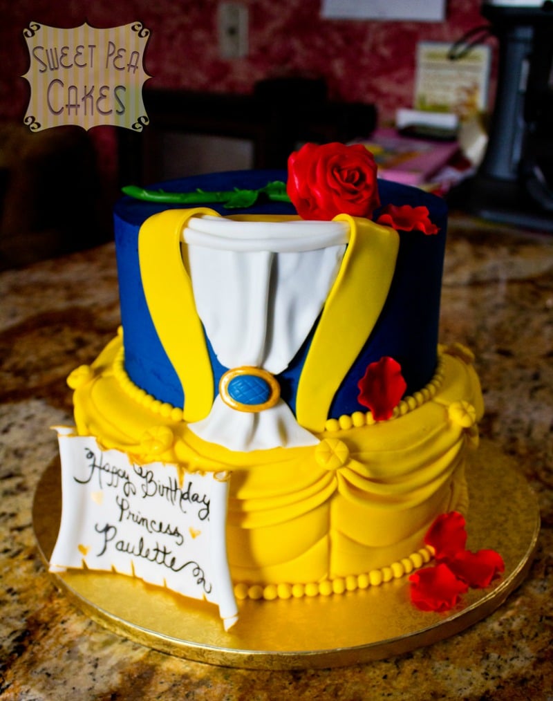 Beauty and the Beast Cake