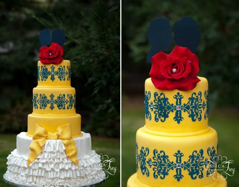 Beauty and the Beast Cake