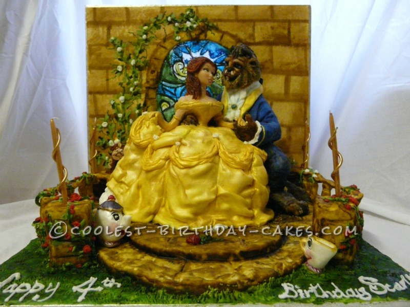 Beauty and the Beast Cake