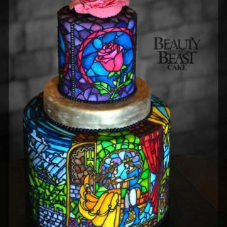 Beauty and the Beast Cake