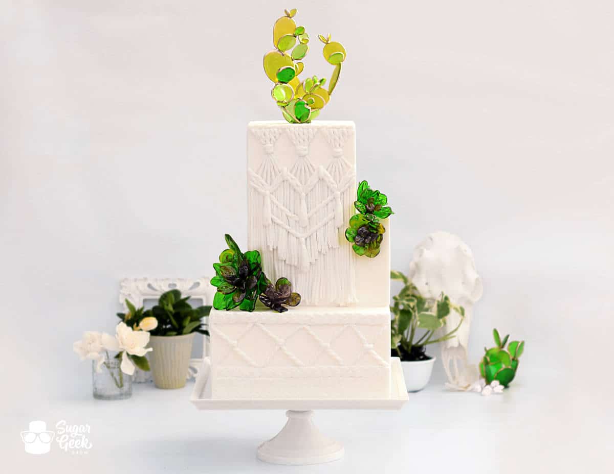 Macrame Wedding Cake