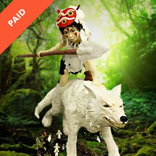 Princess Mononoke Showpiece