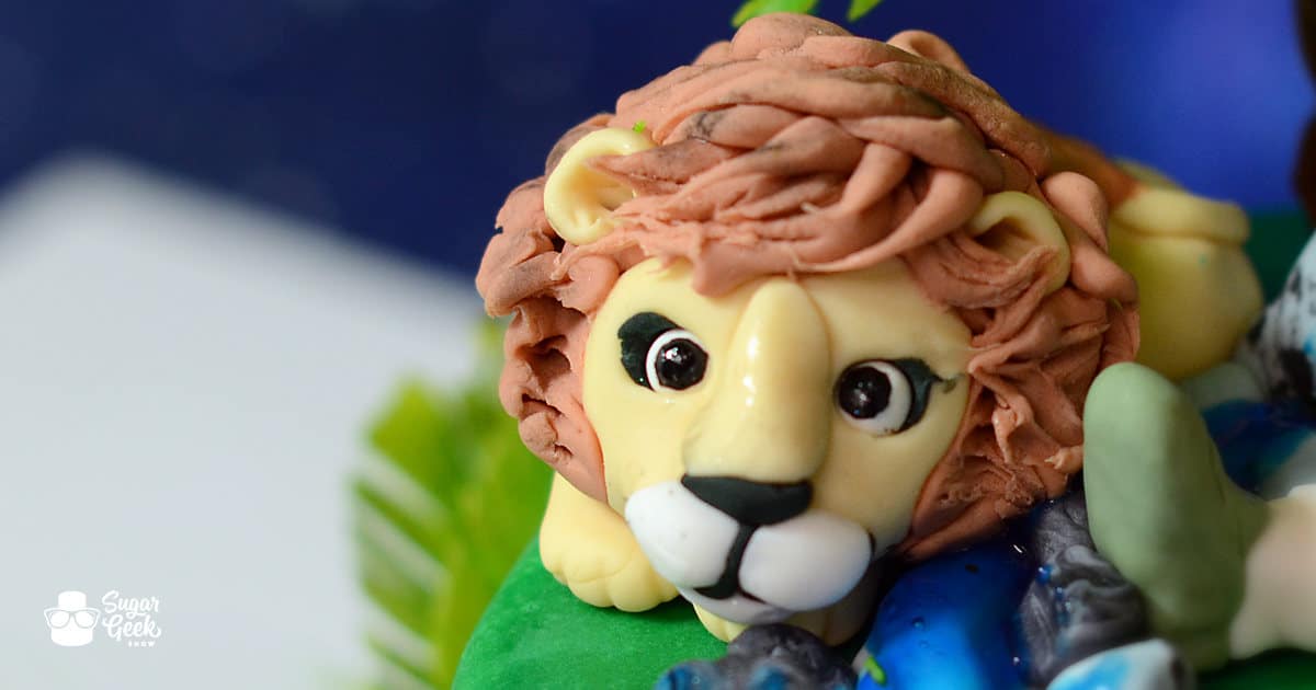 Fondant Lion Sachiko Windbiel