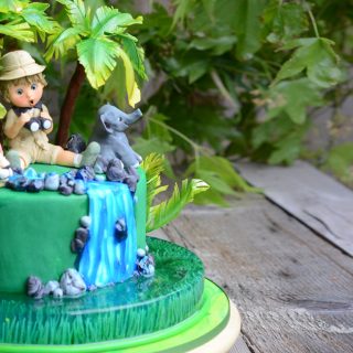 Jungle Safari Gelatin Cake