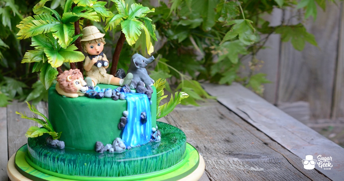 Jungle Safari Gelatin Cake