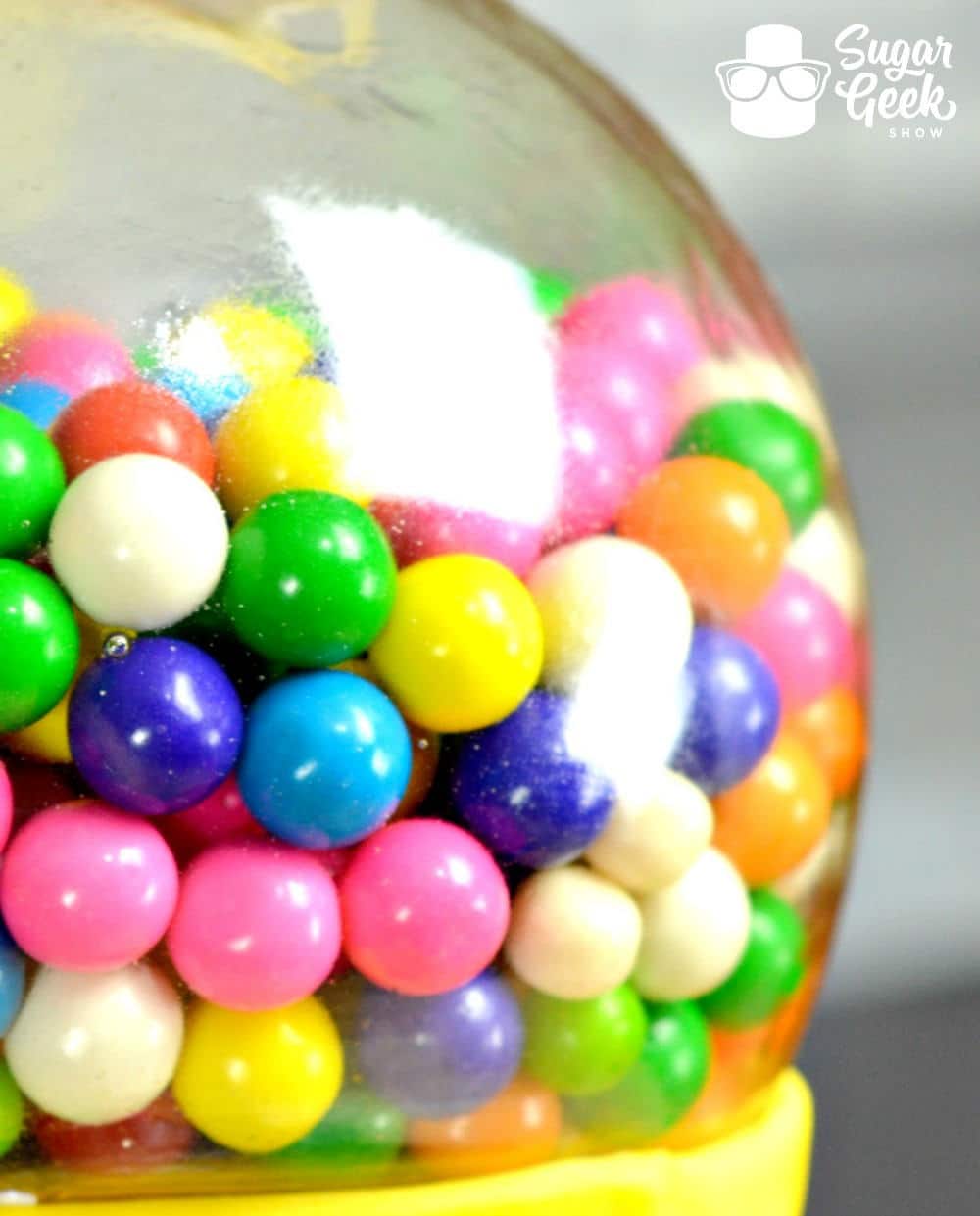 Working Gumball Machine Cake Edible Glass Globe