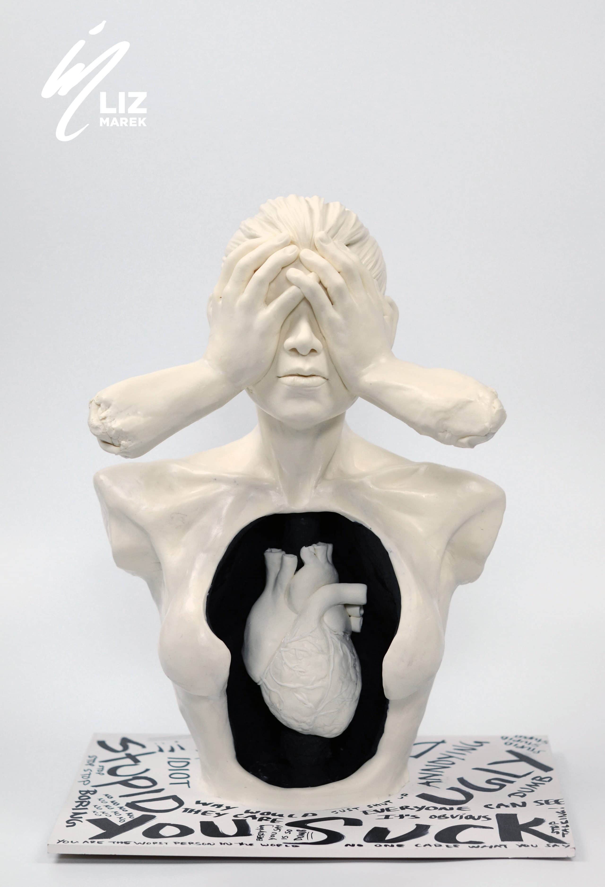 Anxiety Sugar Sculpture Liz Marek