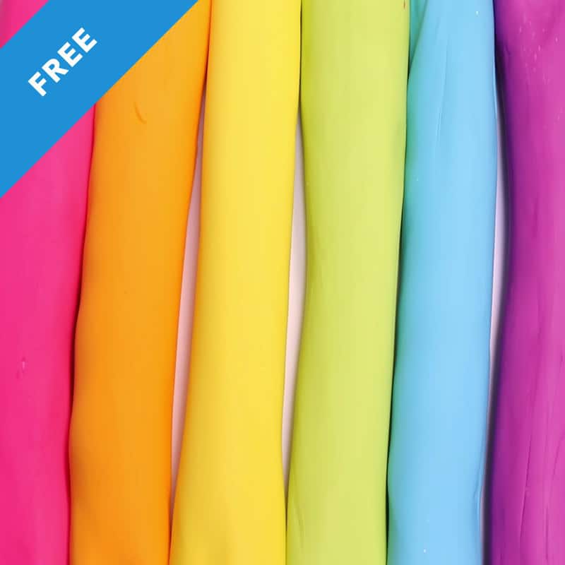 Electric Rainbow Fondant Recipe Sugar Geek Show