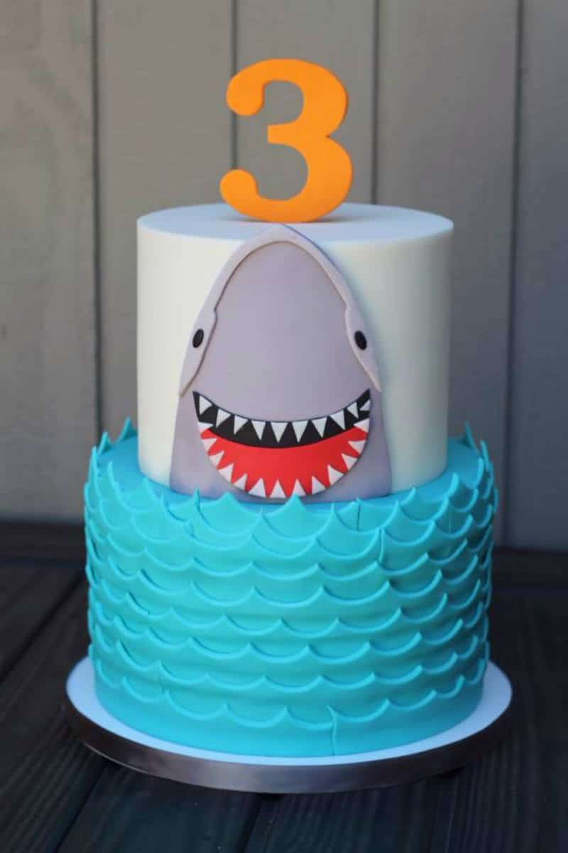 Cute Shark Cake