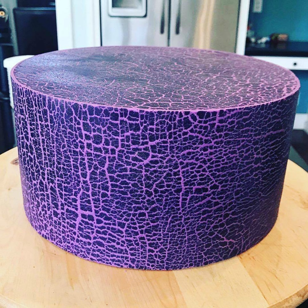 Crackled Fondant Cake