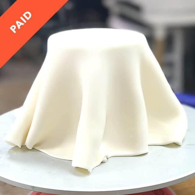 Covering a Cake in Fondant