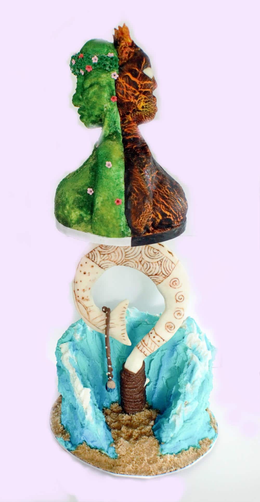 Amazing Moana Cake Te Fiti Te Cake Maui's Hook