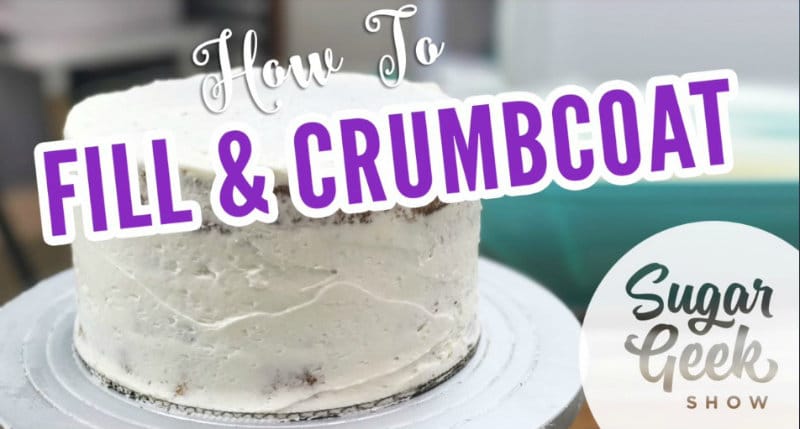 How to fill and crumb coat a cake