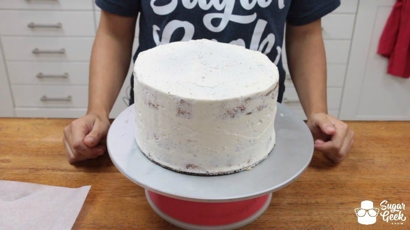 How to do a final coat of buttercream