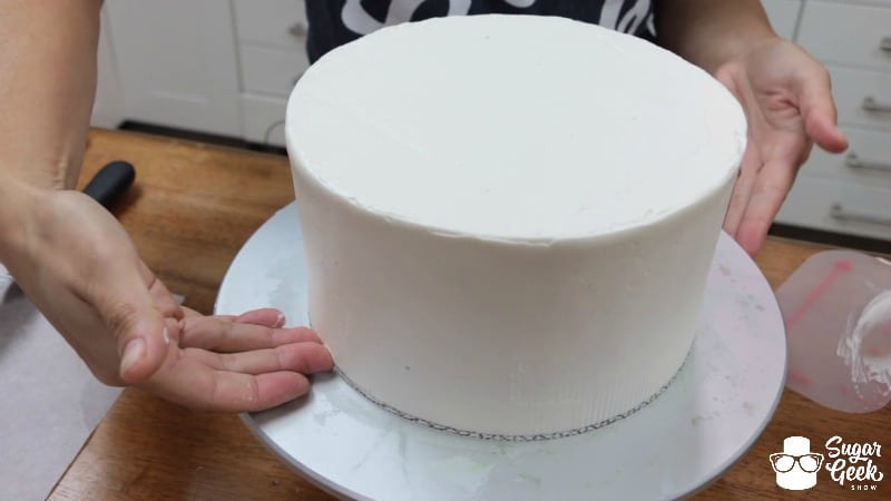 How to do a final coat of buttercream