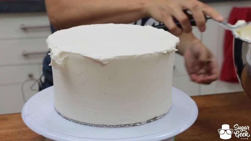 How to do a final coat of buttercream