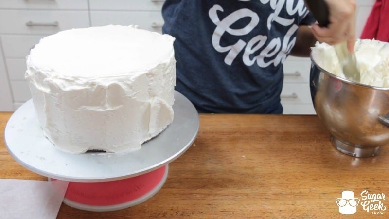 How to do a final coat of buttercream