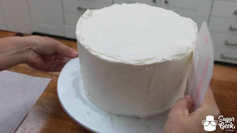 How to do a final coat of buttercream