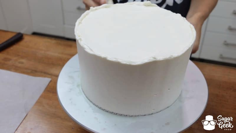 How to do a final coat of buttercream