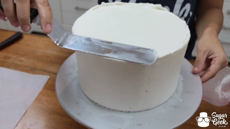 How to do a final coat of buttercream